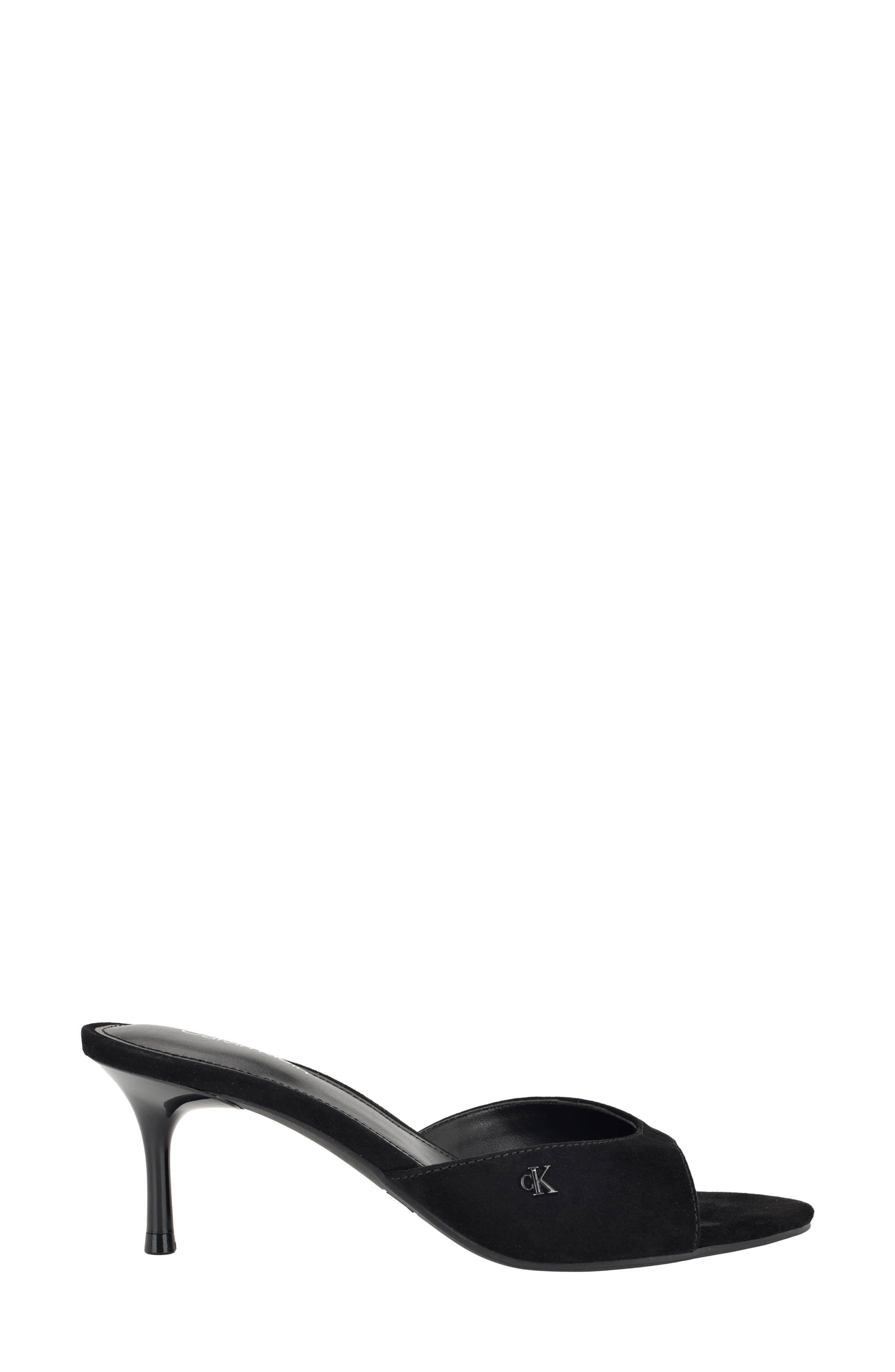 Calvin Klein Vixie Slide Sandal, Alternate, color, Black