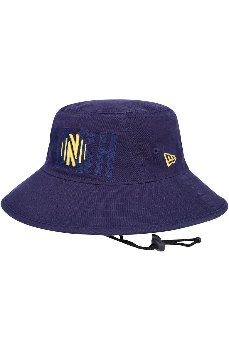 New Era Men's New Era Navy Nashville SC Kick Off Bucket Hat, Main, color, Navy