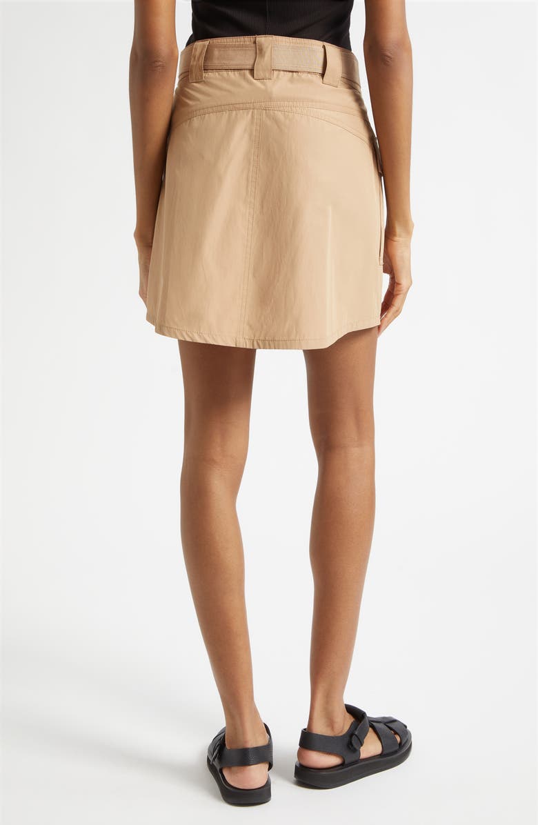 Derek Lam 10 Crosby Veyra Belted Cargo Miniskirt, Alternate, color, Camel