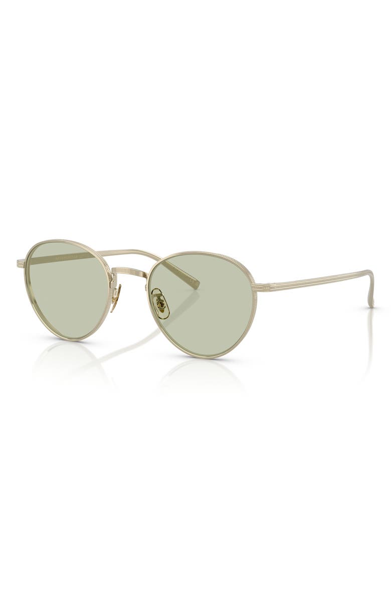 Oliver Peoples 49mm Phantos Sunglasses, Alternate, color, Green Grad