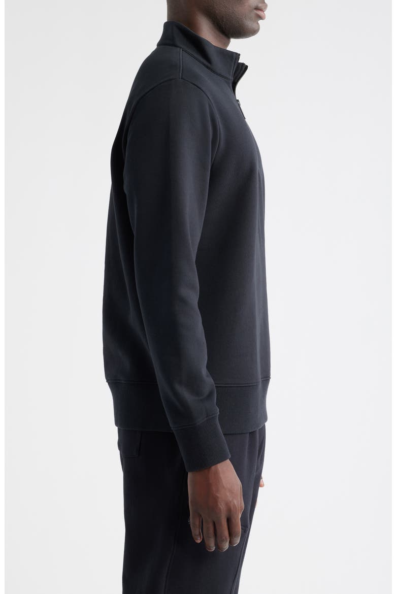Vital Fleece Quarter Zip Pullover, Alternate, color, BLACK CAVIAR