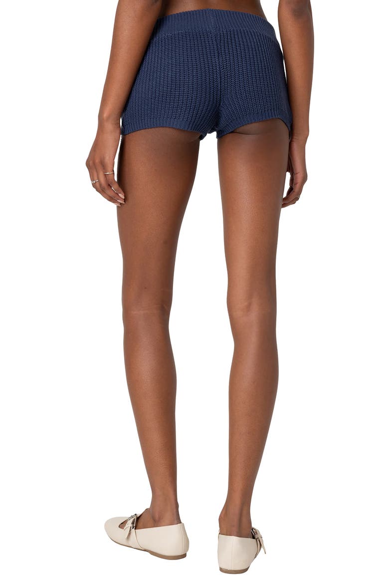 Rib Stitch Microshorts, Alternate, color, NAVY