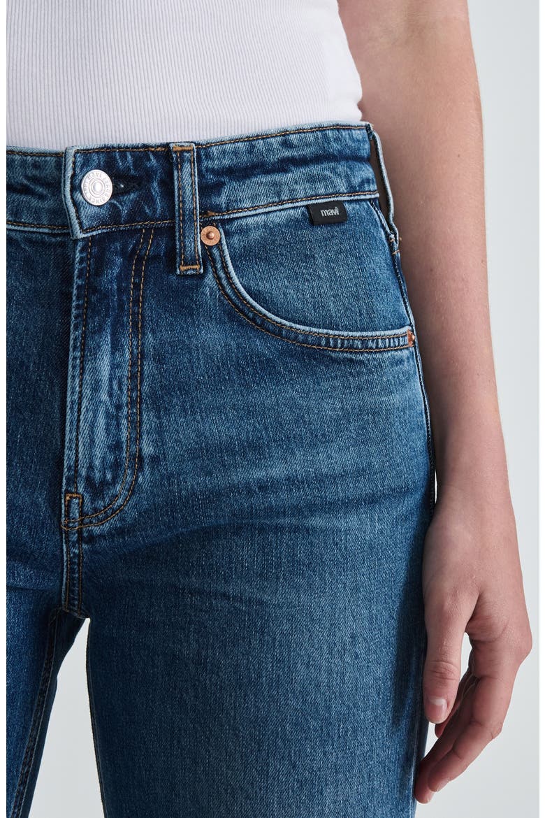 Grace Mid Rise Flare Jeans, Alternate, color, MID BRUSHED CLASSIC