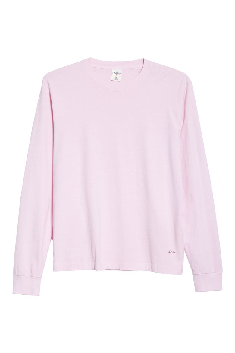 Long Sleeve Recycled Cotton T-Shirt, Main, color, CHERRY BLOSSOM