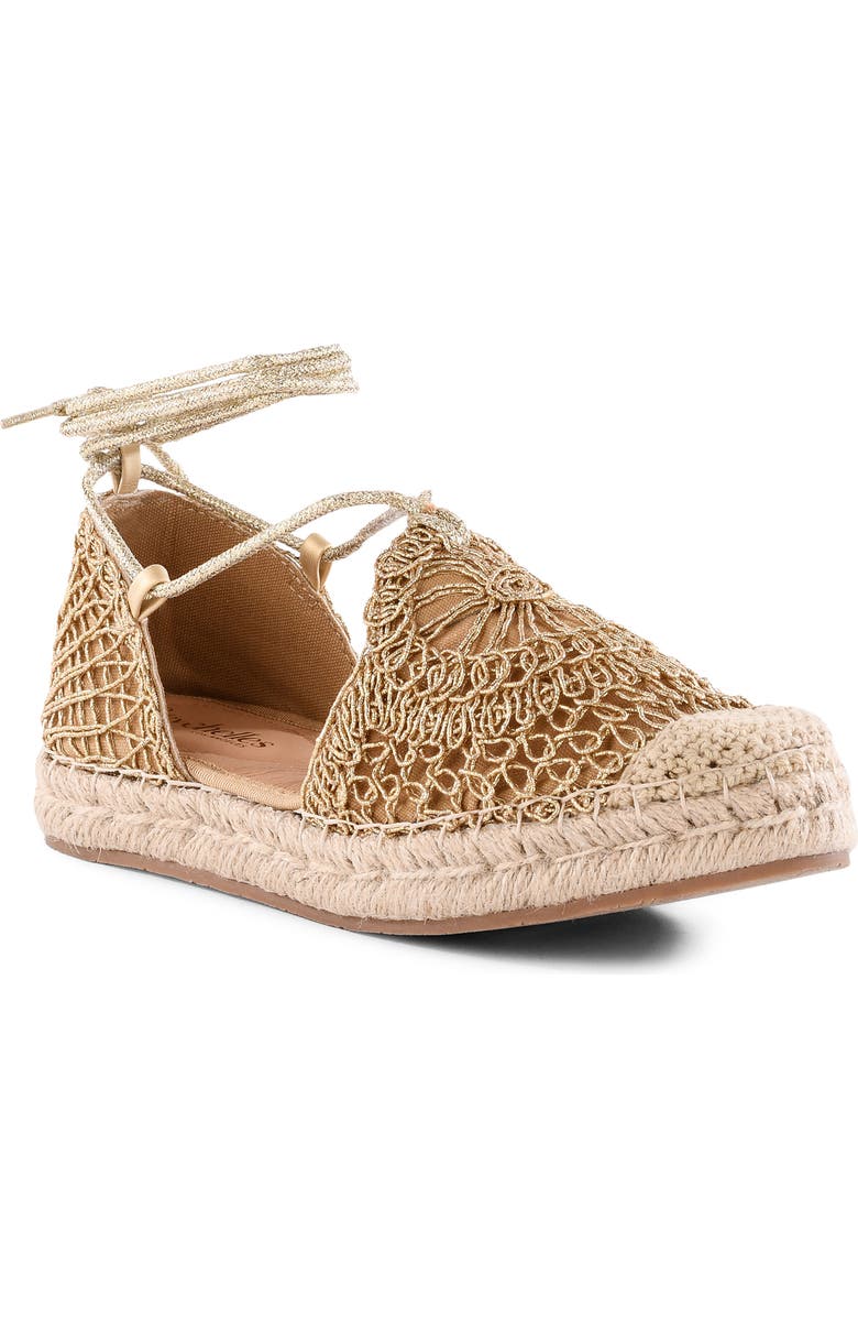 Seychelles Serendipity Espadrille Sandal, Main, color, Gold