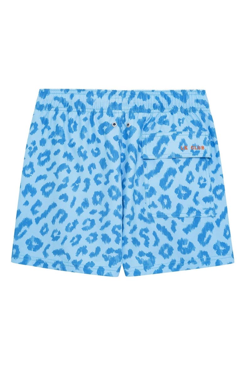 4.25" Le Club 4 Way Stretch Mens Swim Trunk, Alternate, color, Ember