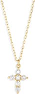ARGENTO VIVO Cubic Zirconia Cross Pendant Necklace