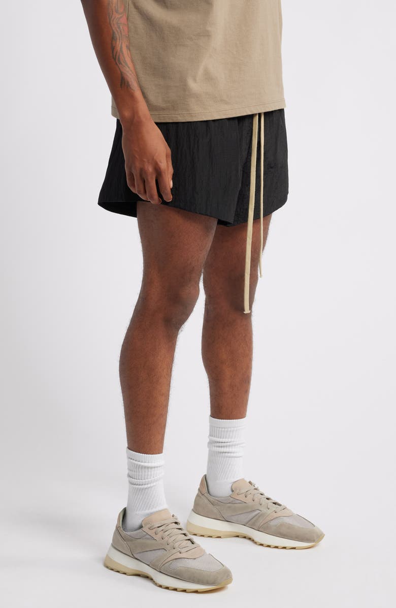 Fear of God Essentials Gender Inclusive Nylon Ripstop Running Shorts, Alternate, color,