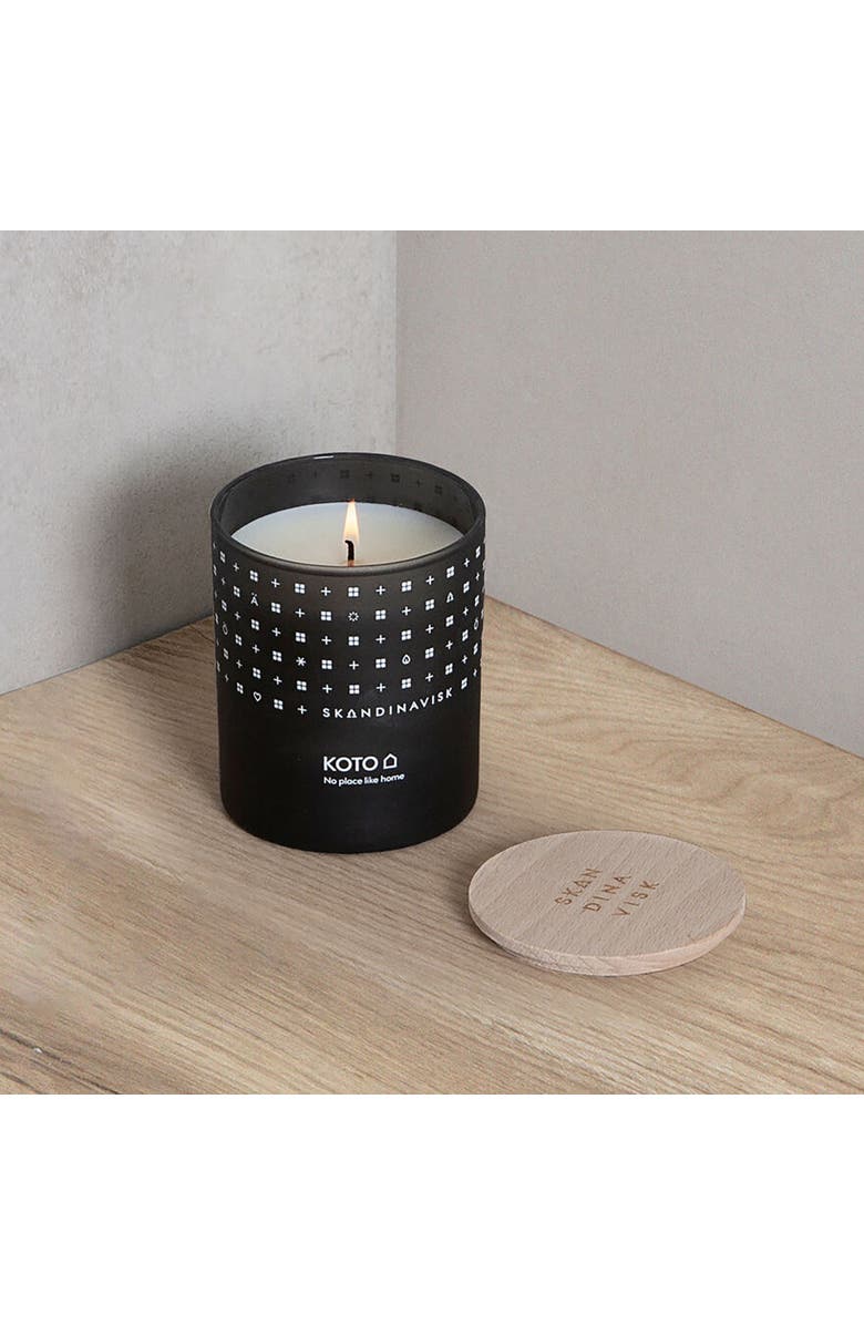SKANDINAVISK KOTO Scented Candle 200g, Alternate, color, Black
