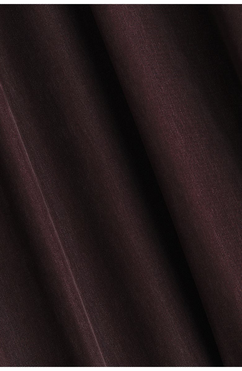 H&M Bubble-hem Halterneck Top, Alternate, color, Dark Brown
