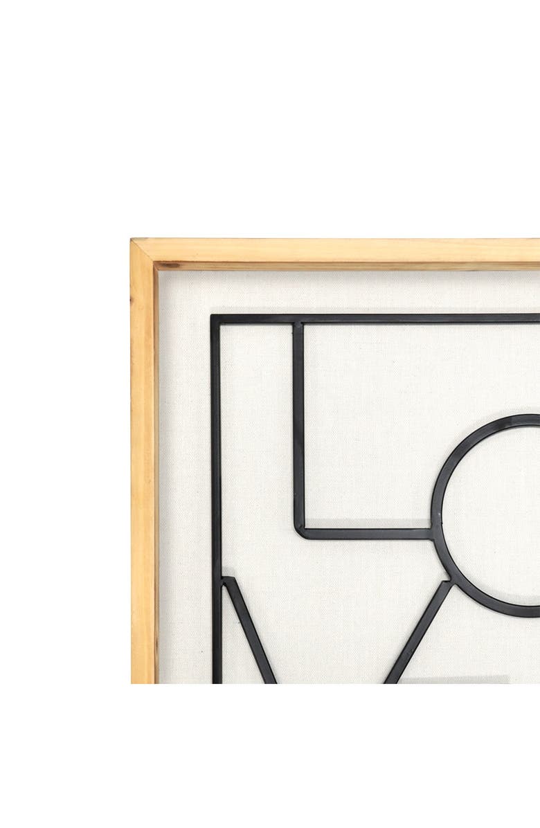 STRATTON HOME DECOR Modern LOVE Wall Art, Alternate, color,