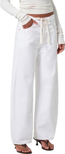 Citizens of Humanity Brynn Drawstring High Waist Wide Leg