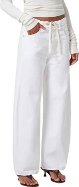 Citizens of Humanity Brynn Drawstring High Waist Wide Leg Jeans