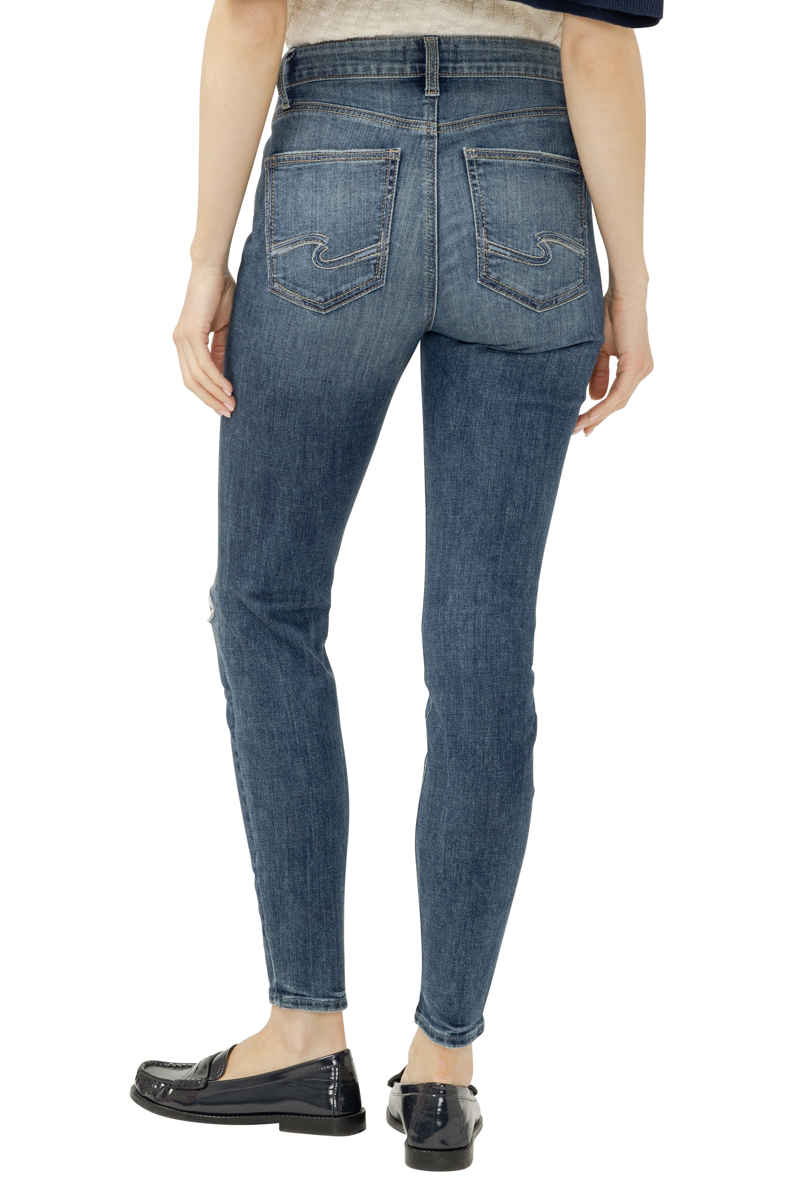 Avery Curvy Ripped Skinny Jeans - image 2