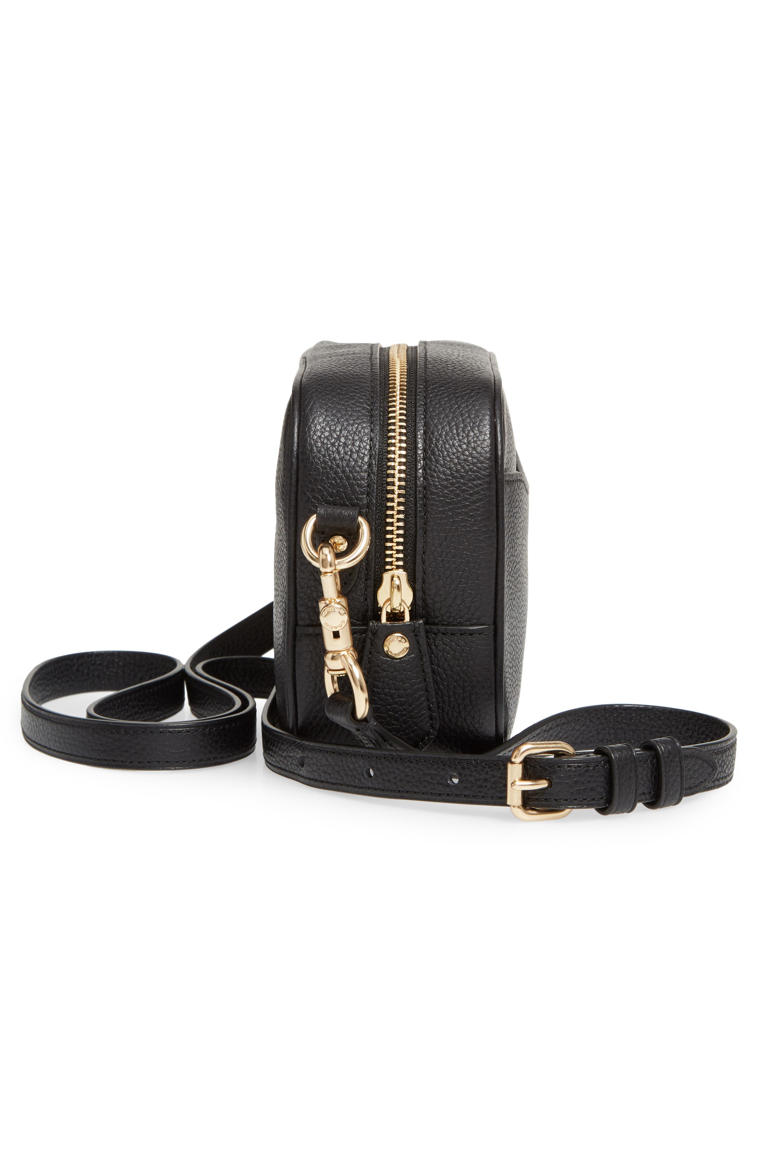 COACH Pebble Leather Camera Bag, Alternate, color, 