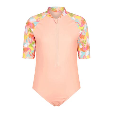 Mira Tropical Rash Guard Swimsuit