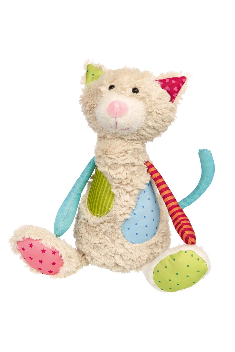 Patchwork Cat Plush Toy, Main, color, Multicolored