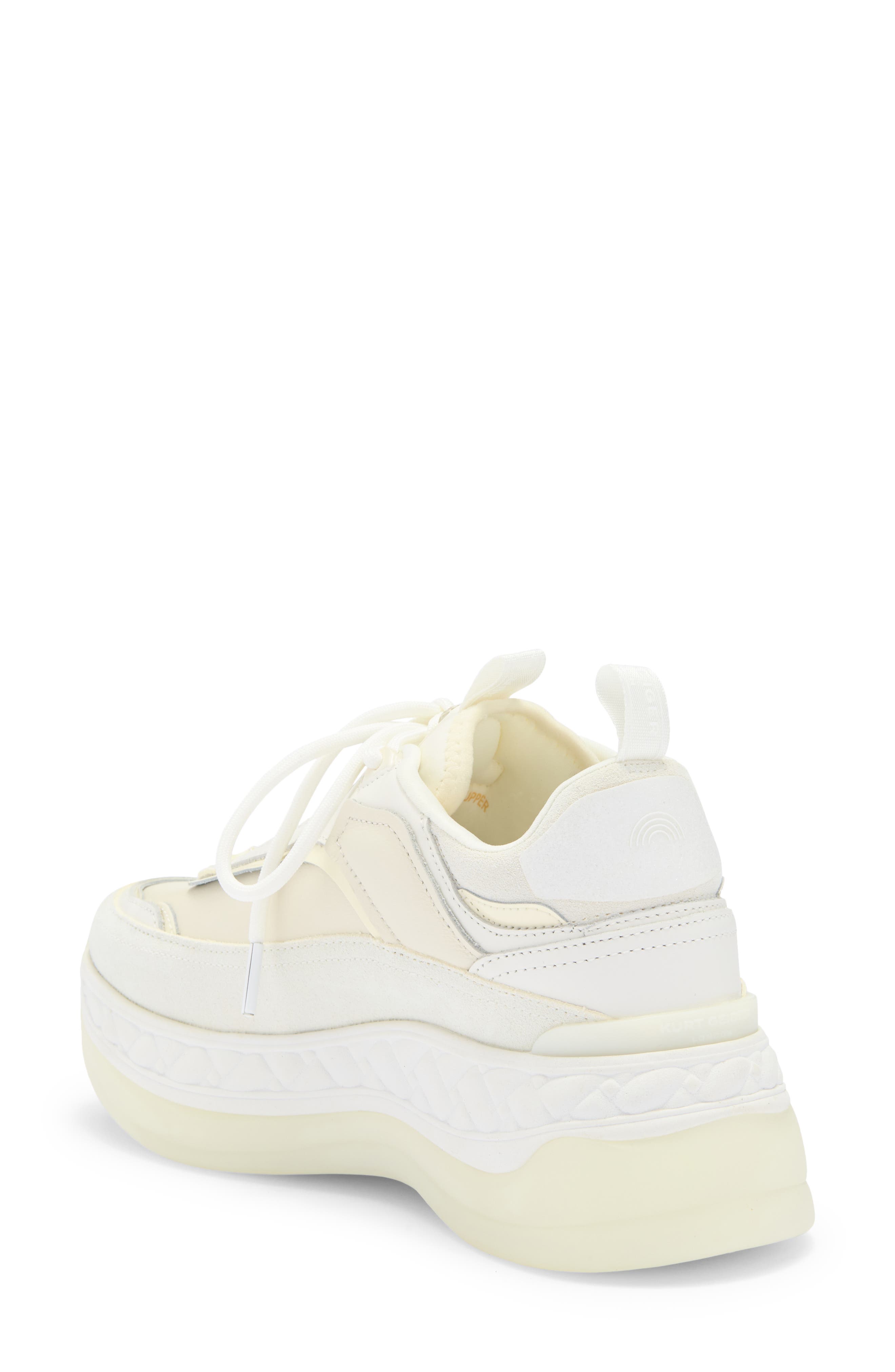 Kurt Geiger London Kensington Pump Platform Sneaker, Alternate, color, White