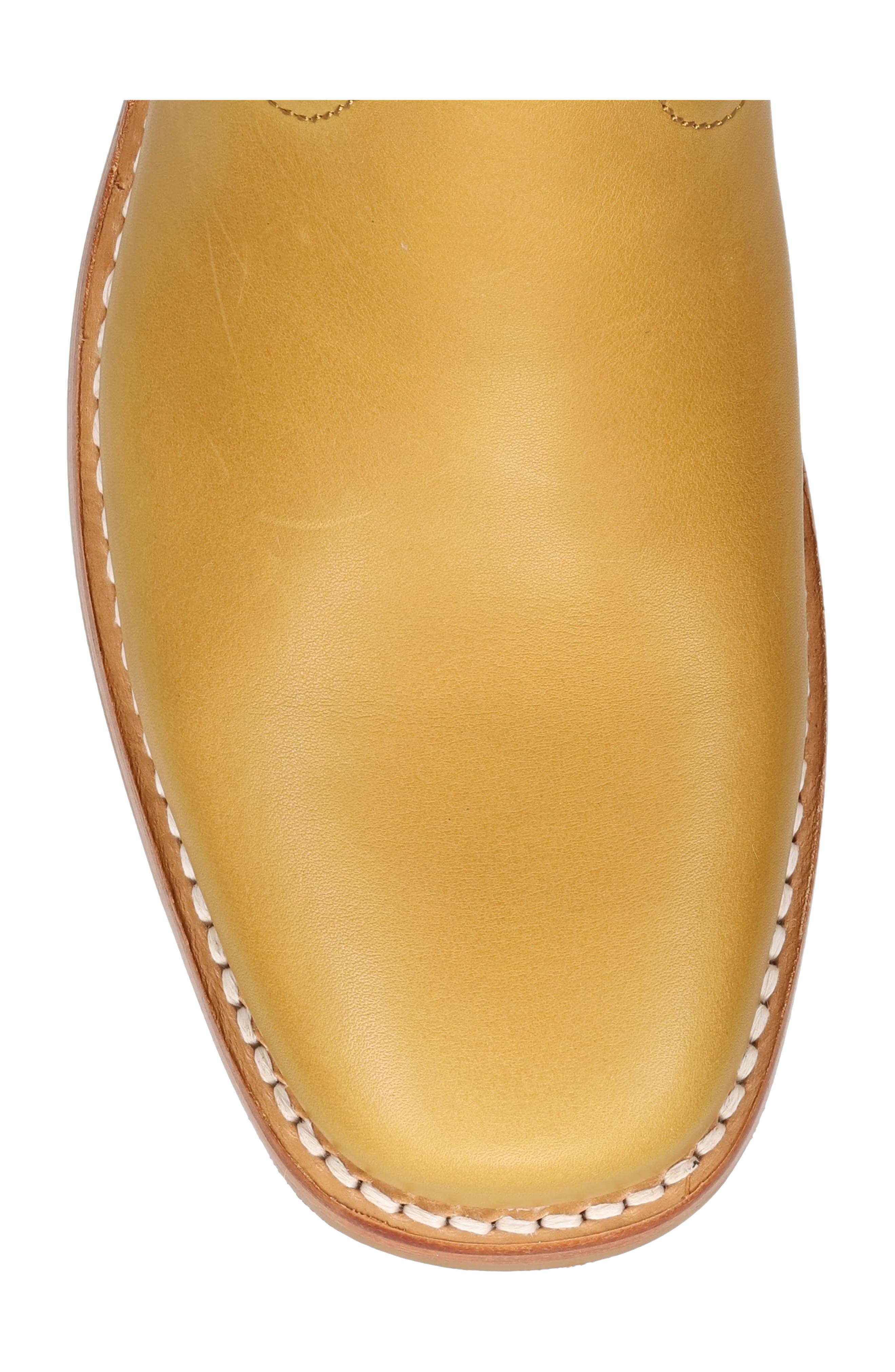 Frye Campus Leather Boot, Alternate, color, Banana