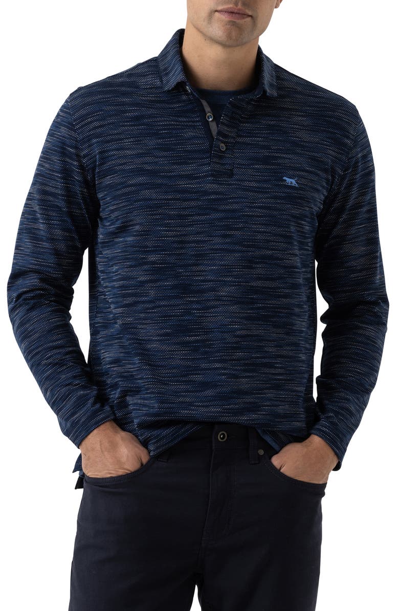 Rodd & Gunn Bennetts Long Sleeve Cotton Polo Shirt, Main, color, 