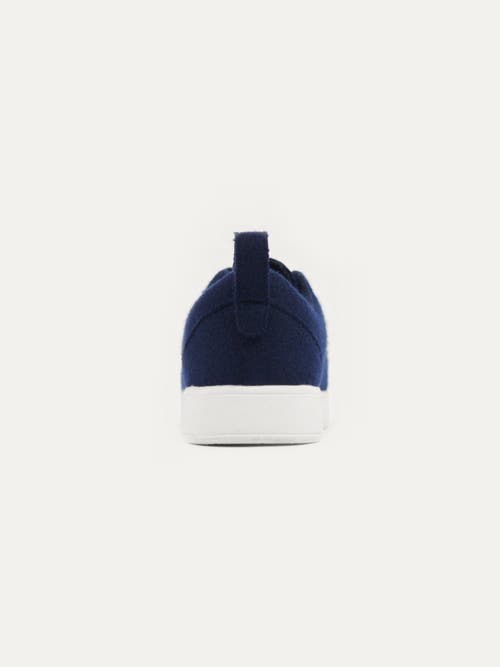 Gobi Mongolian Cashmere Cashmere Low Ankle Sneakers In Navy