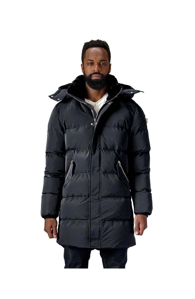 Woodpecker Men's Penguin Long Length Quilted Coat, Main, color, Black Diamond