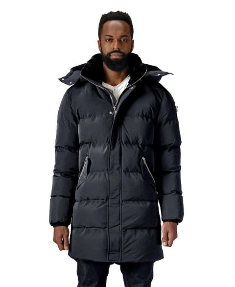 Men's Penguin Long Length Quilted Coat
