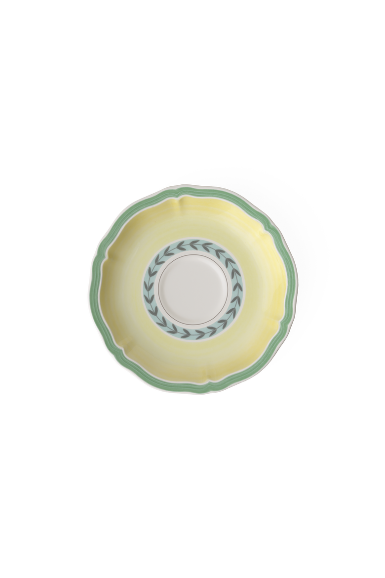 French Garden Fleurence Tea/Coffee Cup Saucer, Main, color, yellow