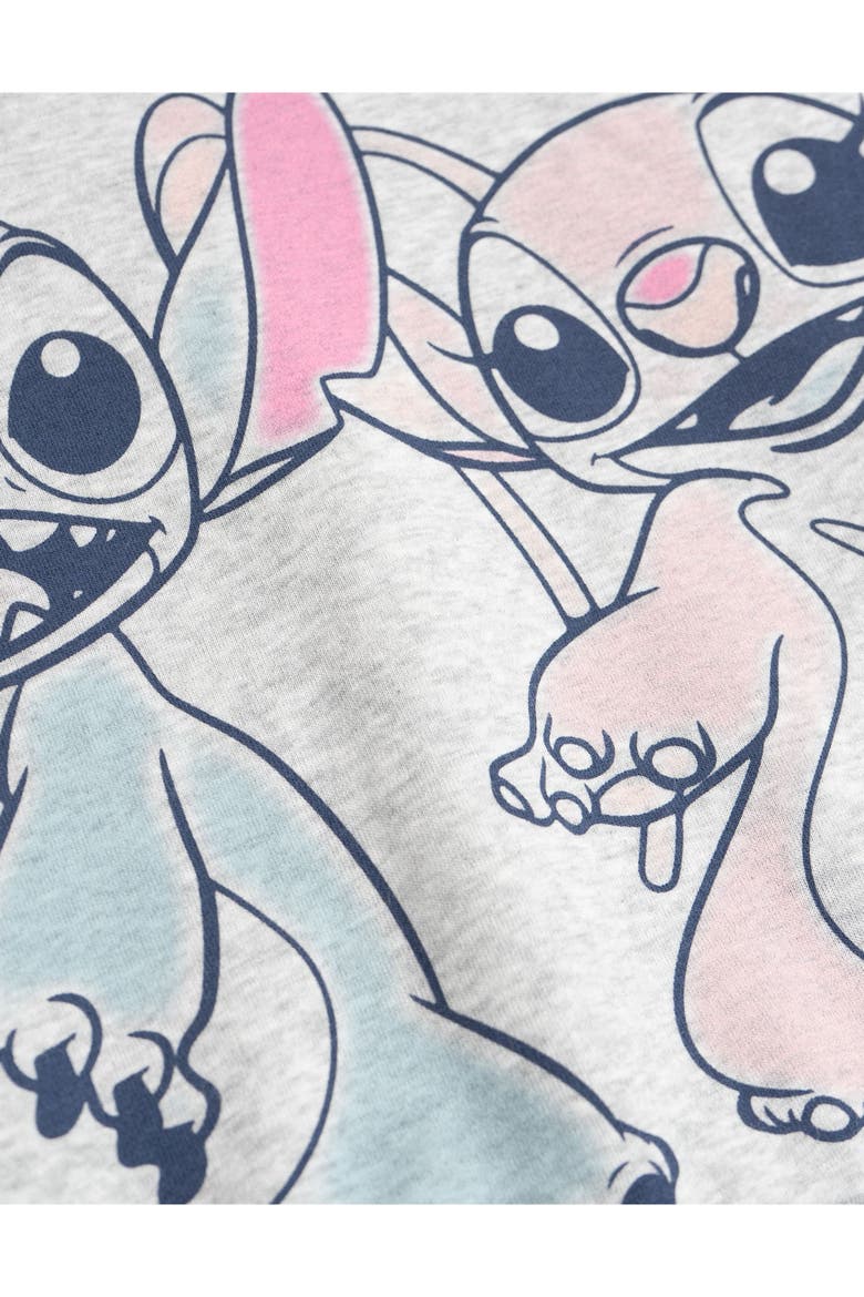 Lilo & Stitch 2-Piece Fleece Sweatshirt and Pants Set, Alternate, color, Grey Lavender Stitch