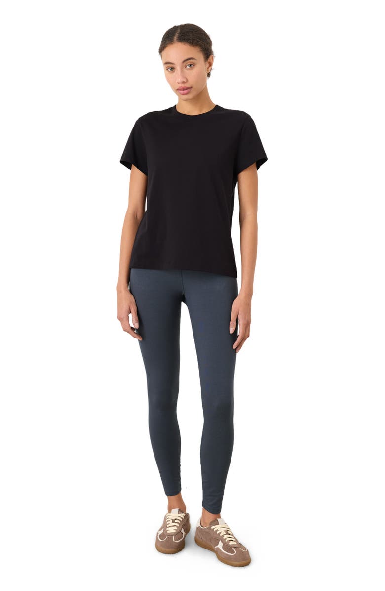 Pact Organic Cotton Women's Softspun Essential Crewneck Tee, Alternate, color, Black