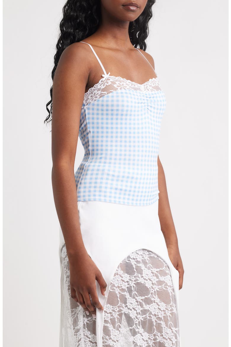 The Evelyn Gingham Check Camisole, Alternate, color, BLUE