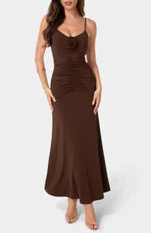 Rosette Maxi Dress