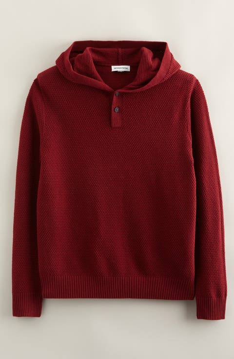 Kids' Hooded Henley Sweater (Toddler & Big Kid)