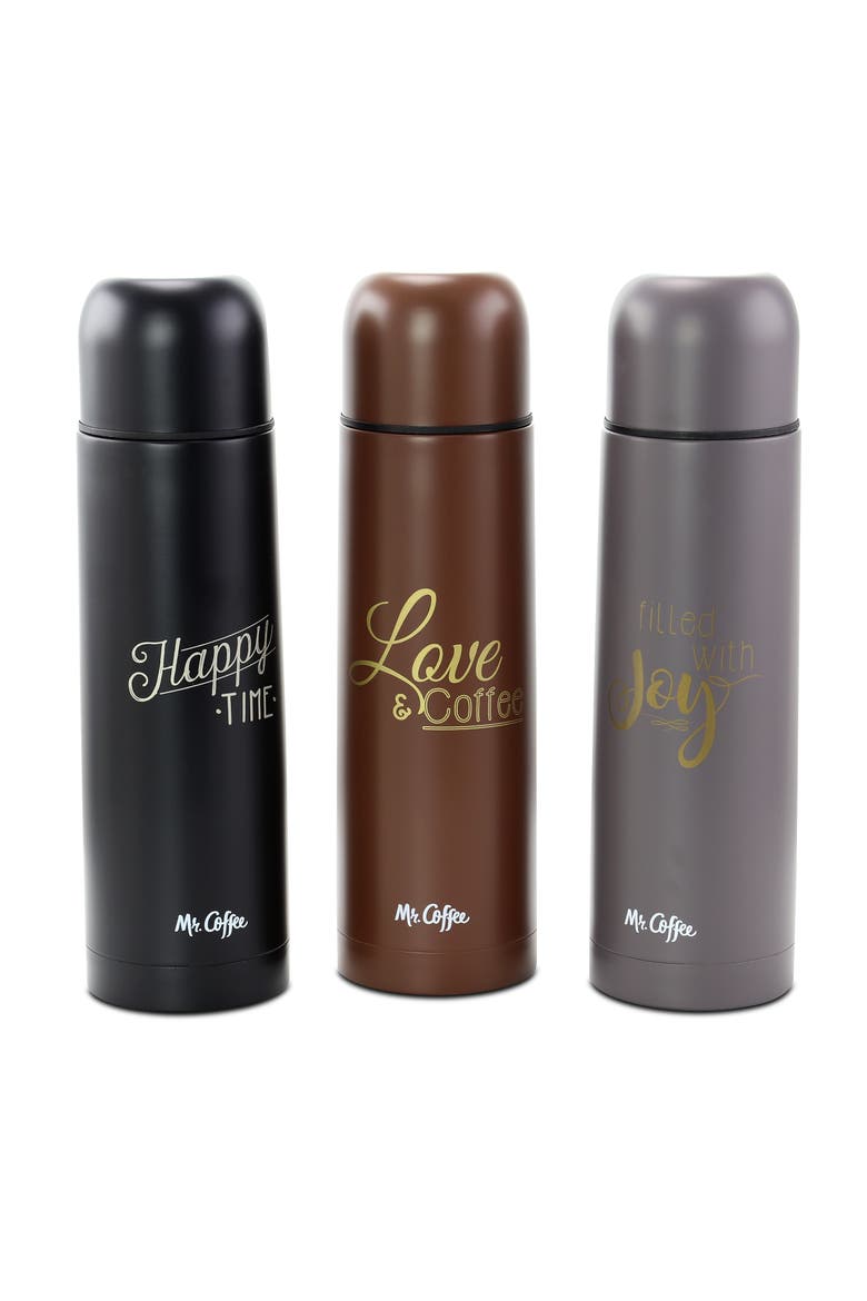 3 Piece 16 Ounce Thermal Travel Bottle Set, Main, color, Assorted