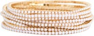 NORDSTROM RACK Set of 10 Sparkle Stretch Bracelets