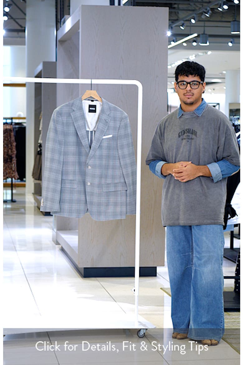 Hutson Slim Fit Grey Plaid Sport Coat video