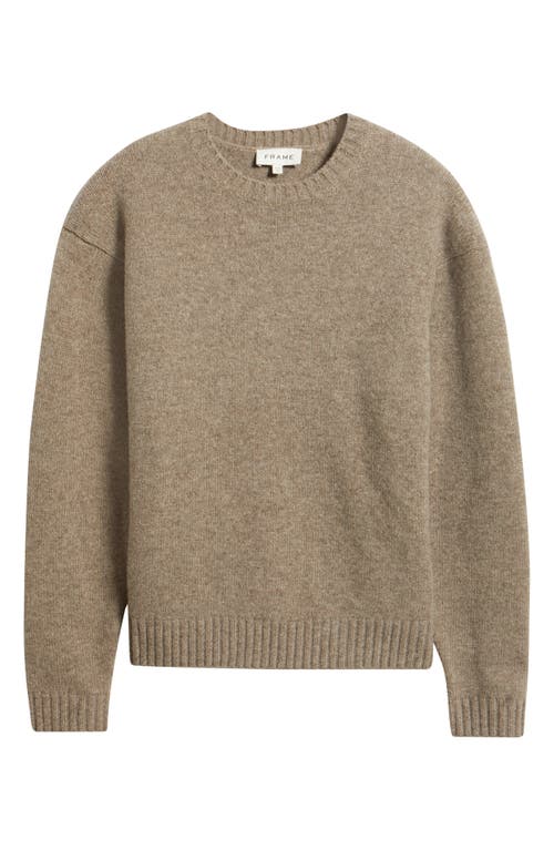 Frame Ribbed Knit Sweater In Burgundy