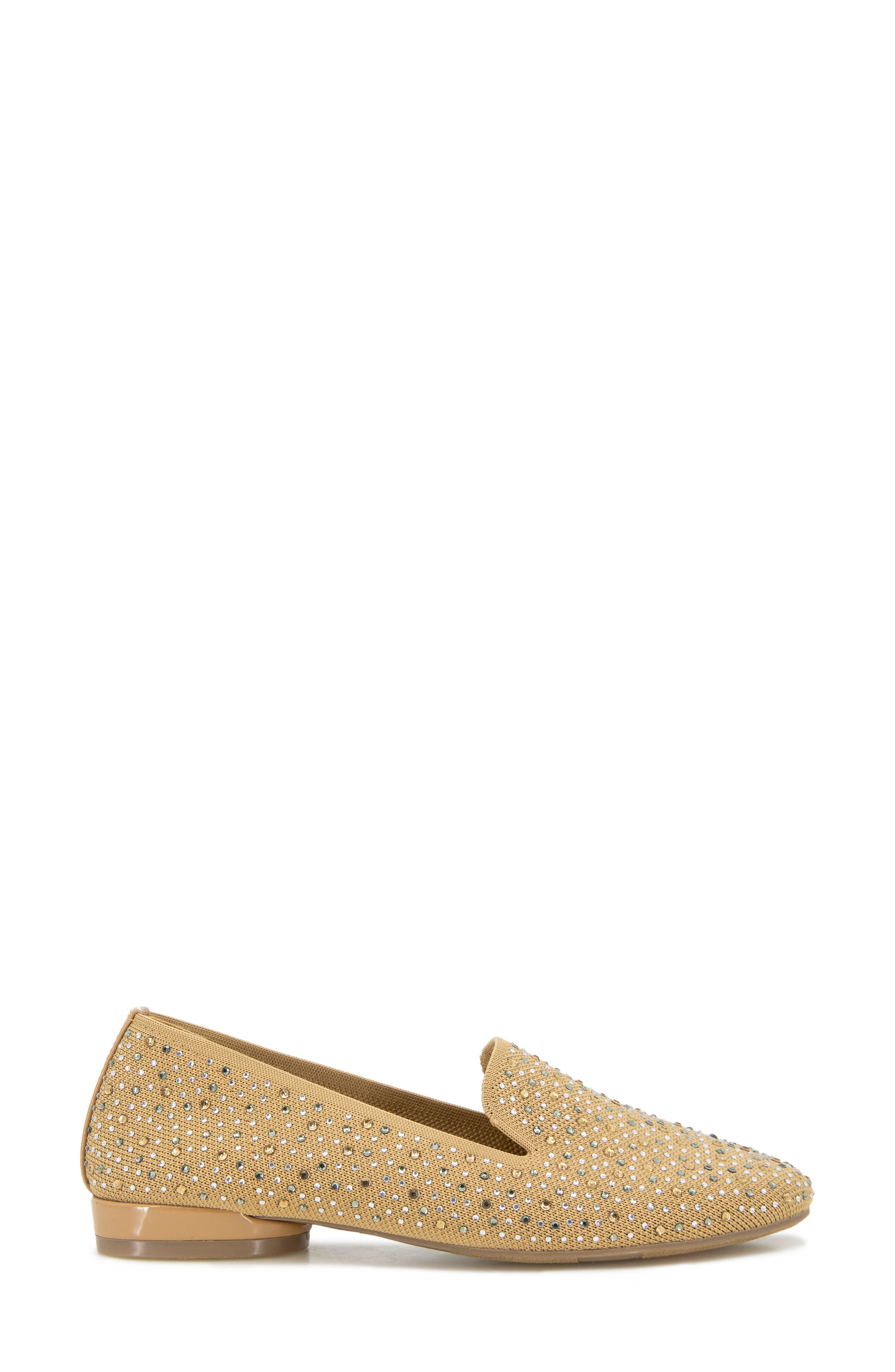 Unity Crystal Knit Loafer, Alternate, color, BISCUIT KNIT