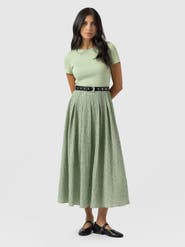 Saint + Sofia Renee Contrast Dress