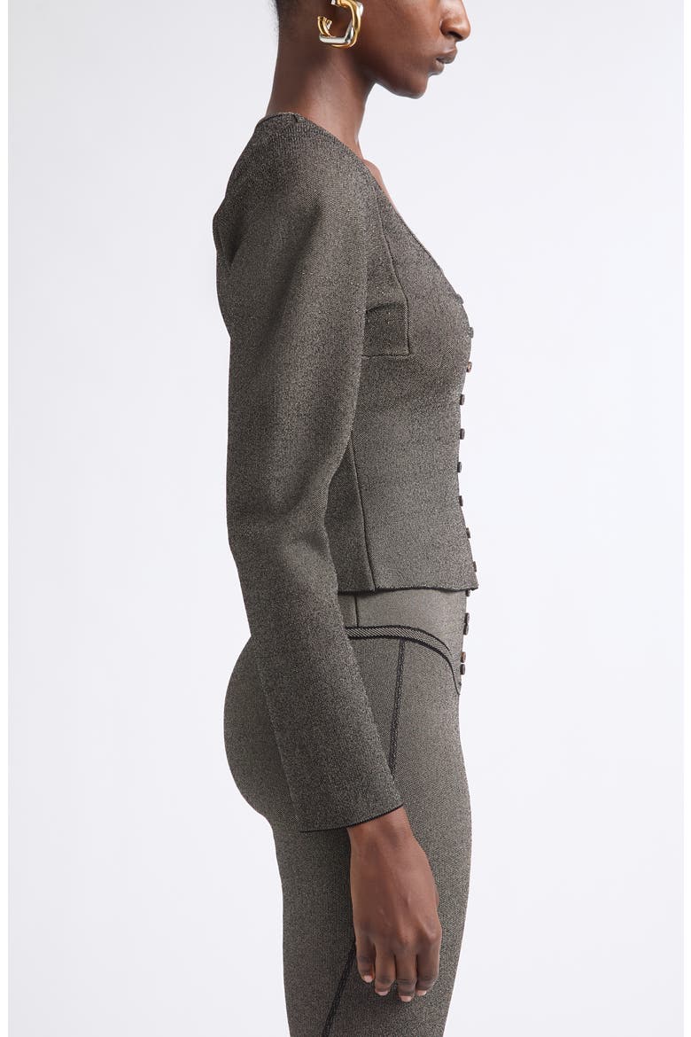 Le Cardigan Sera Cardigan, Alternate, color, DARK BEIGE