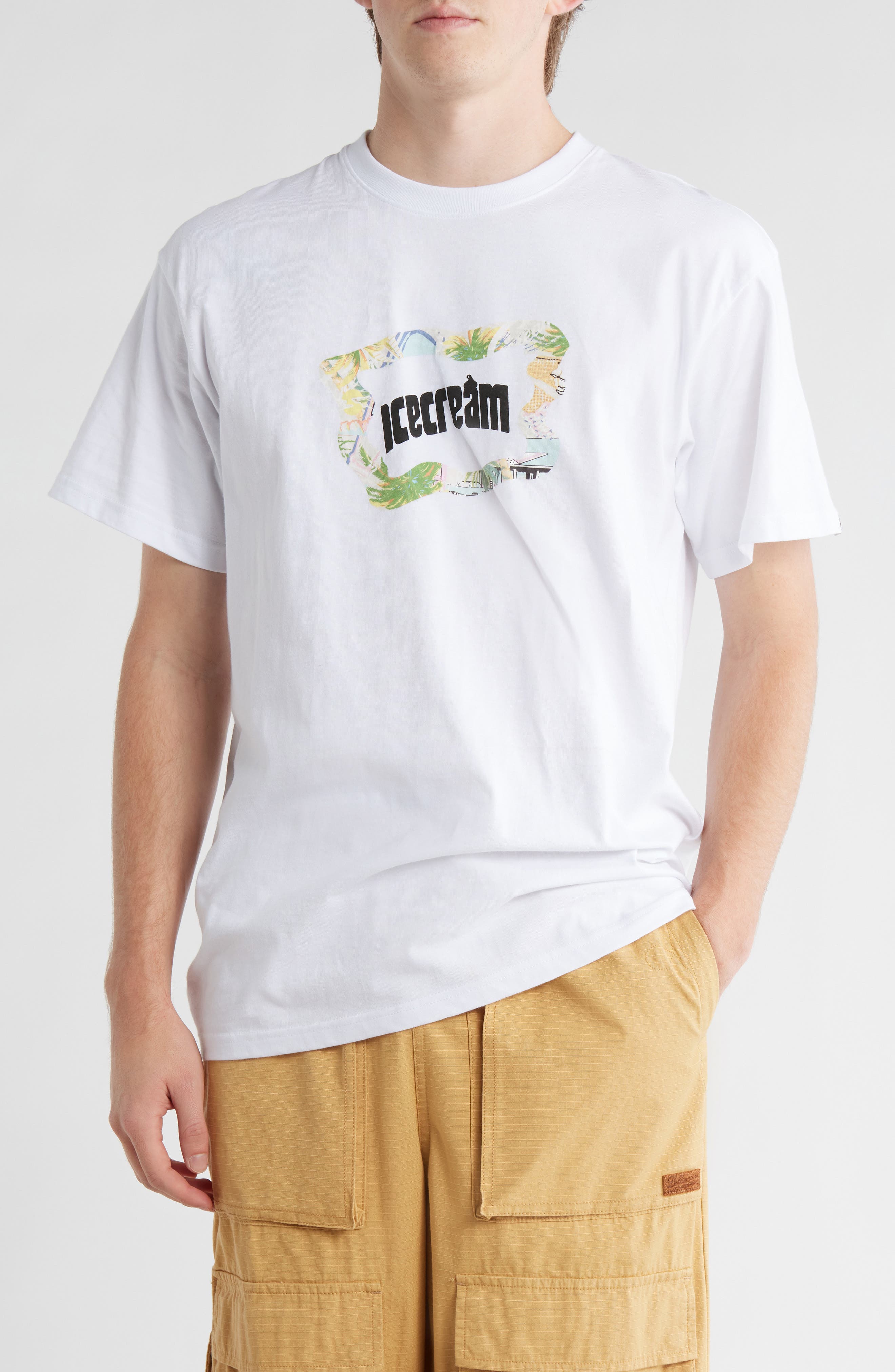 ICECREAM Logo Graphic T-Shirt