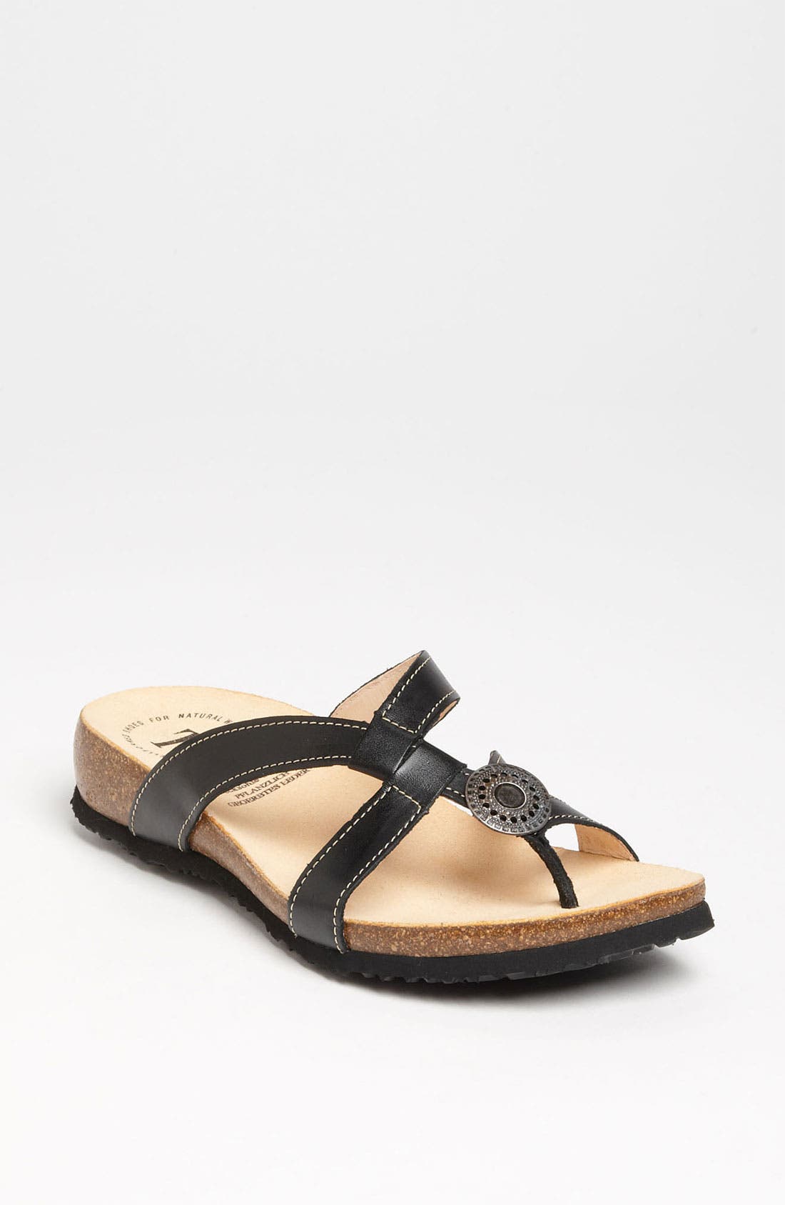 Think! 
Julia
 Sandal, Main, color, Black Nappa