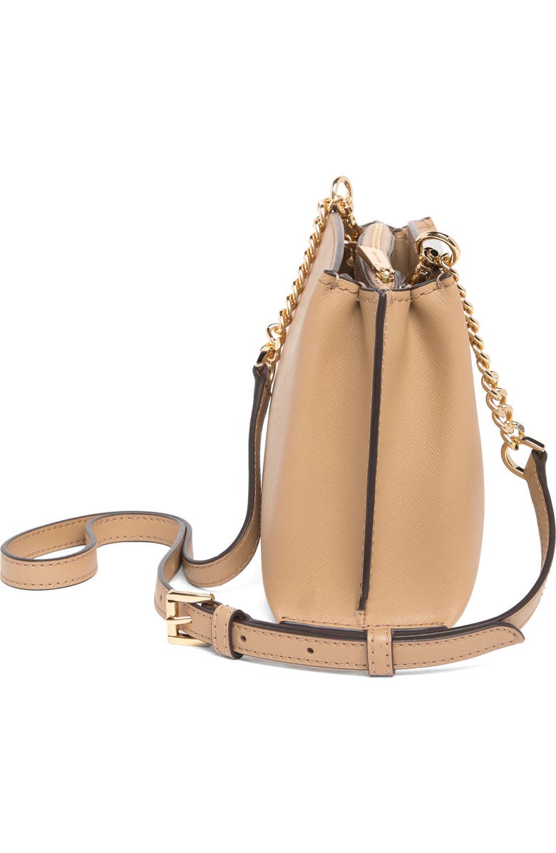 MICHAEL Michael Kors Medium Ruby Leather Crossbody Bag, Alternate, color,