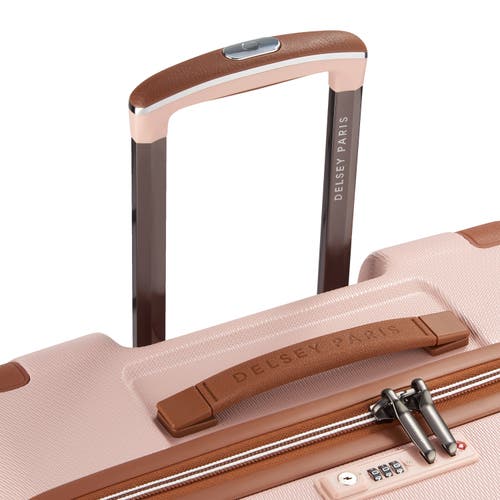 Delsey Paris Chatelet Air 2.0 Checked-large 28 Inch Hardside Luggage With Spinner Wheels In Blush