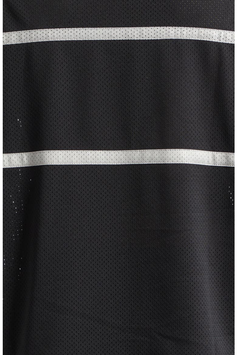 Moto Mesh Shirt, Alternate, color, BLACK / GREY