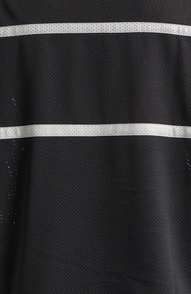 Rhude Moto Mesh Shirt, Alternate, color, Black / Grey