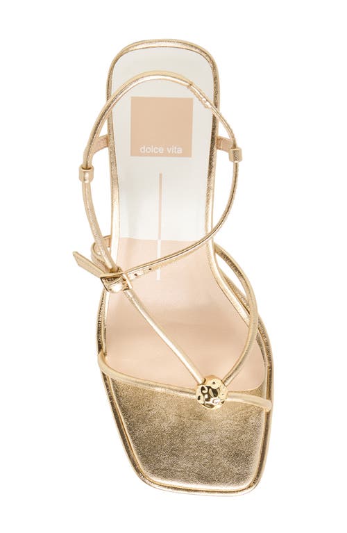 Dolce Vita Mylee Heels Sandal In Gold