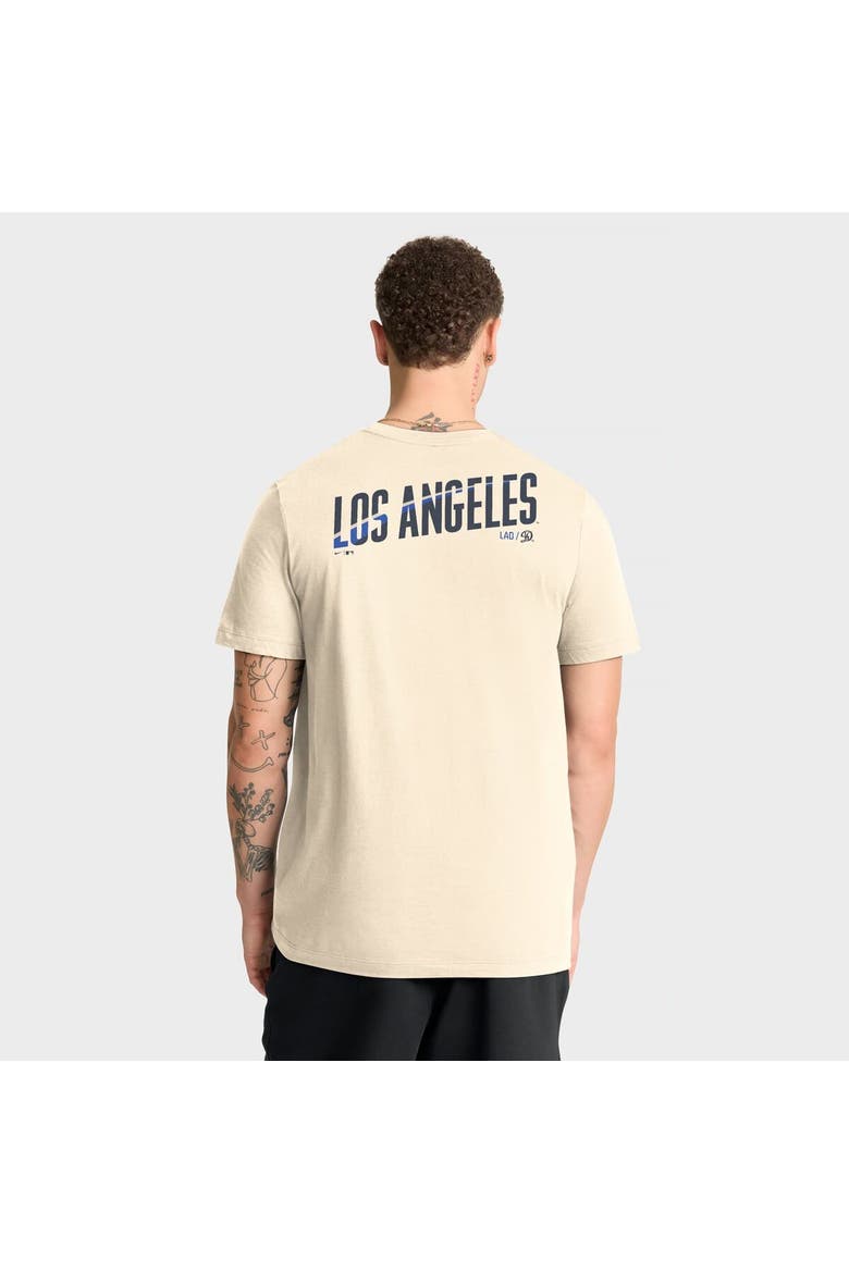Men's Nike Cream Los Angeles Dodgers City Connect 2-Hit T-Shirt, Alternate, color, Cream