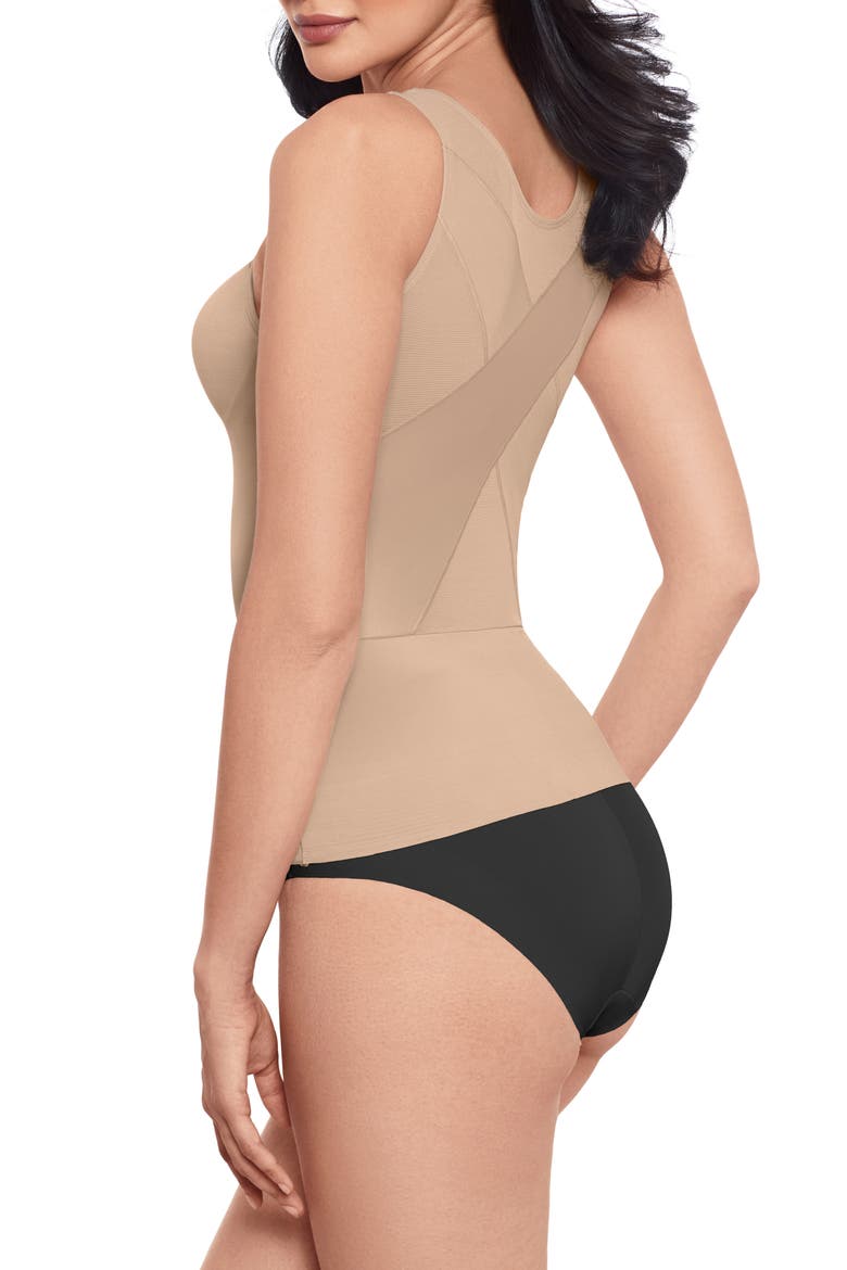 Back Wrap Shaping Camisole, Alternate, color, WARM BEIGE