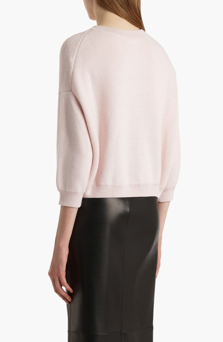 Khaite Sabina Cashmere & Mohair Sweater, Alternate, color, Blush